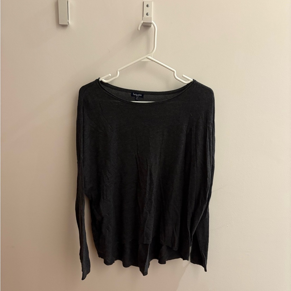 Black Splendid Long-Sleeve Top